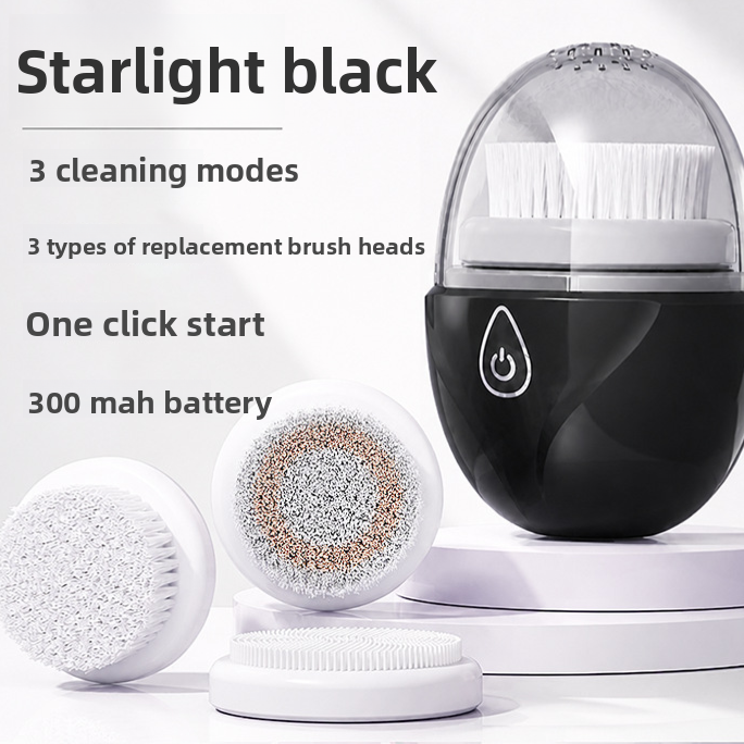 Rechargeable Ultrasonic Facial Cleansing Brush
