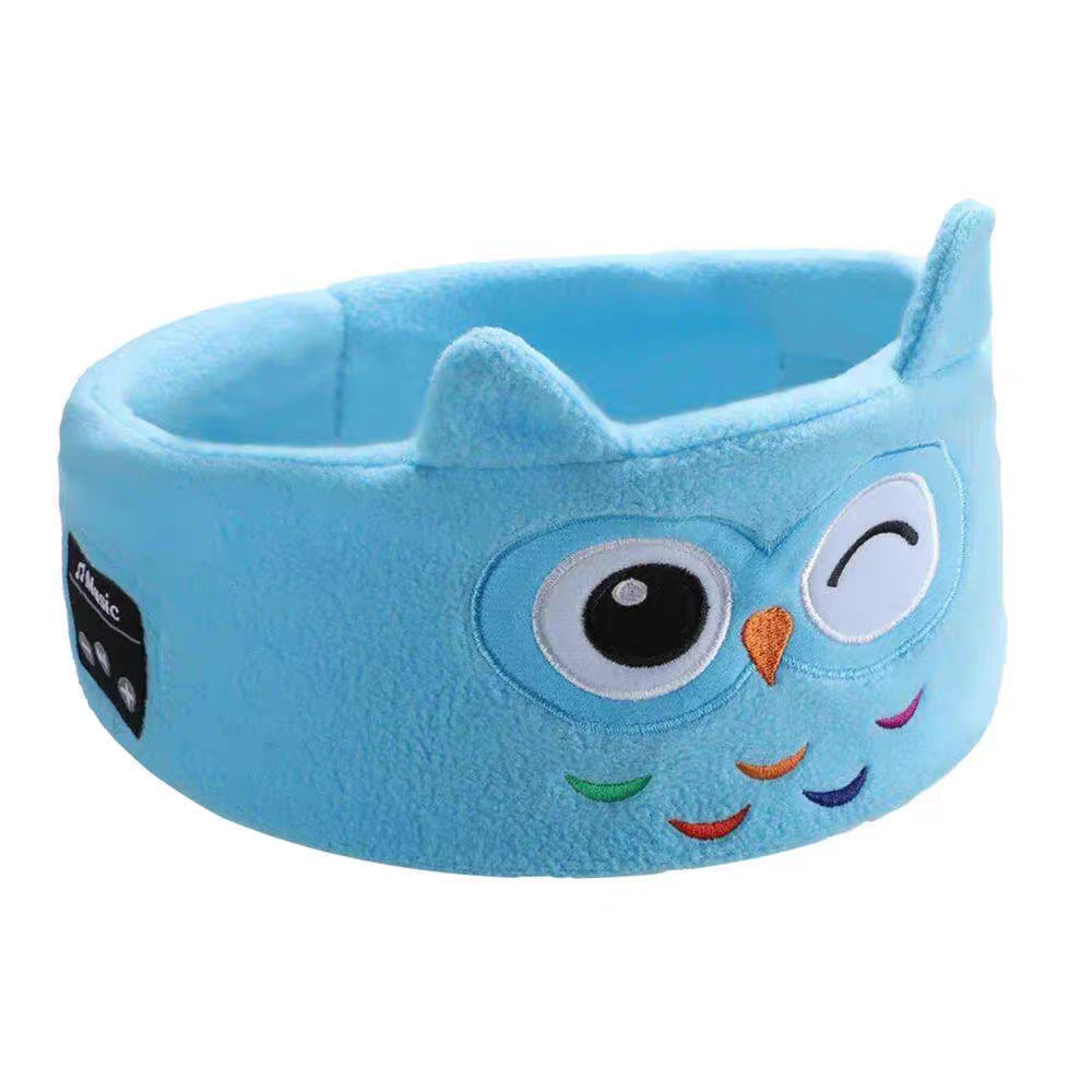 Children Cartoon Animal Sleep Bluetooth Headphones with Eye Mask Headband