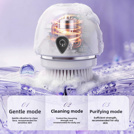 Rechargeable Ultrasonic Facial Cleansing Brush