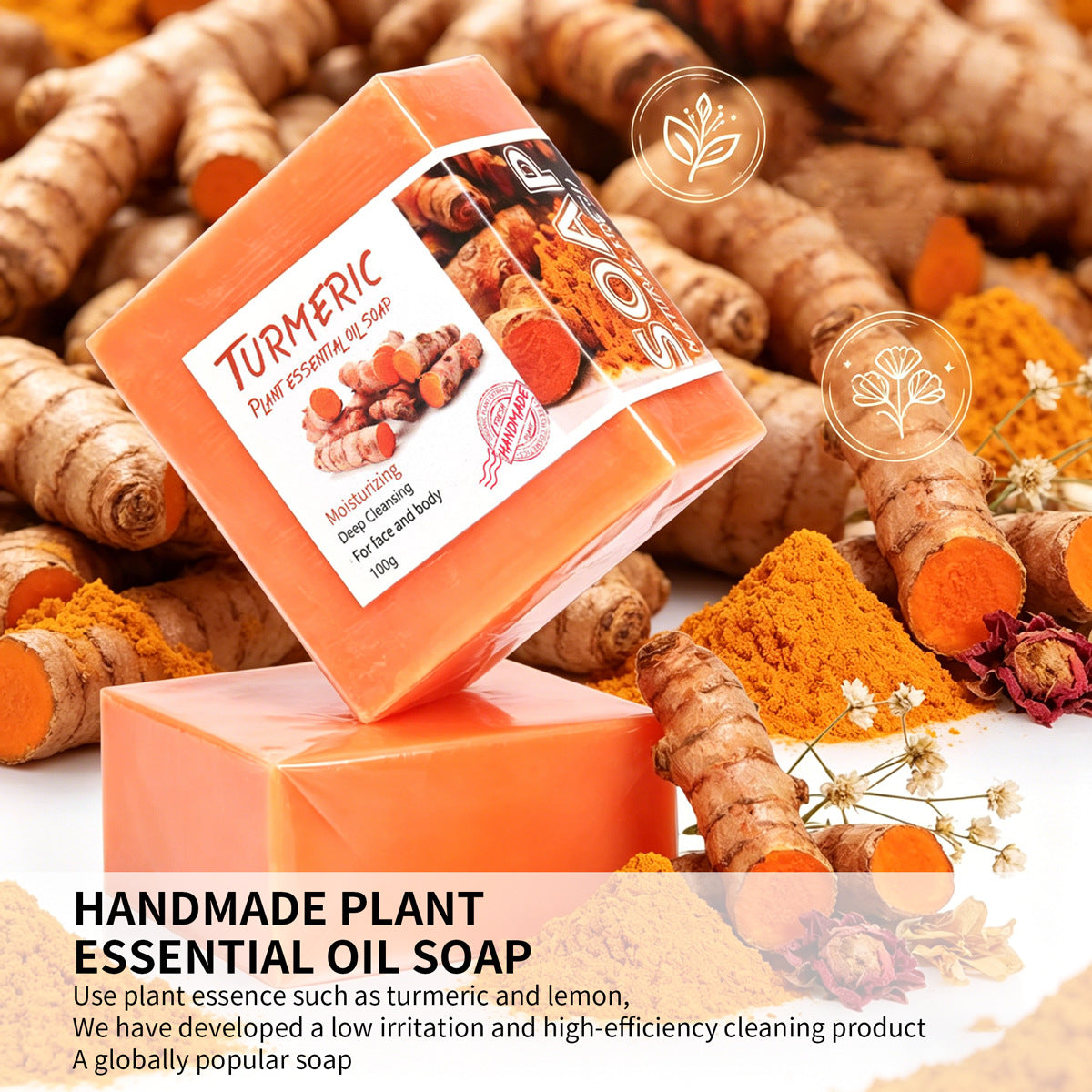 Turmeric Ginger Essential Oil Soap