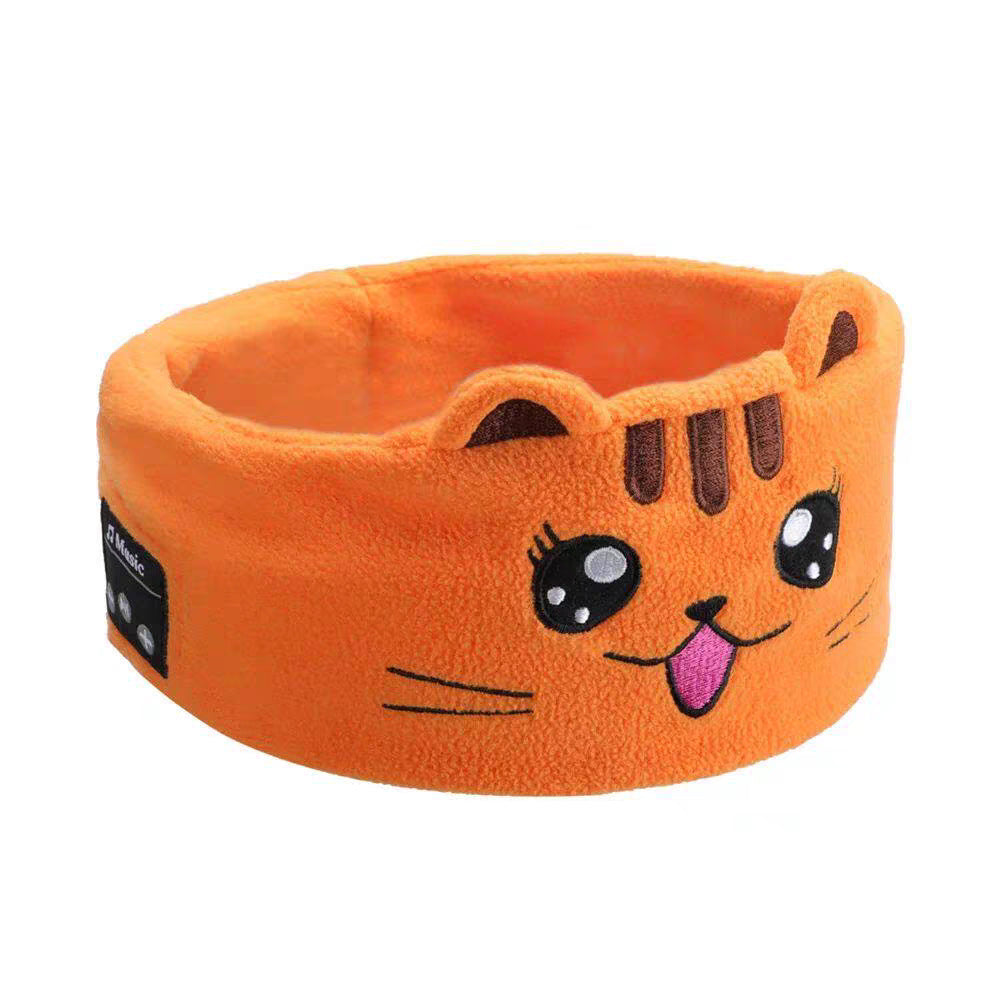 Children Cartoon Animal Sleep Bluetooth Headphones with Eye Mask Headband