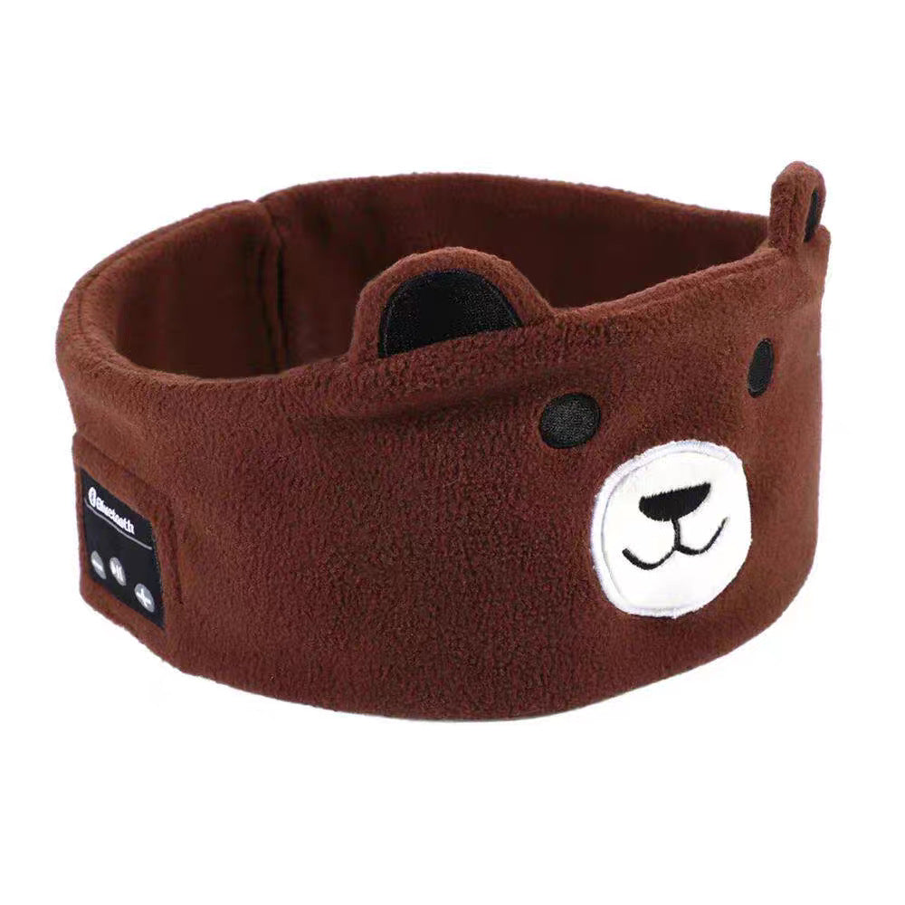 Children Cartoon Animal Sleep Bluetooth Headphones with Eye Mask Headband