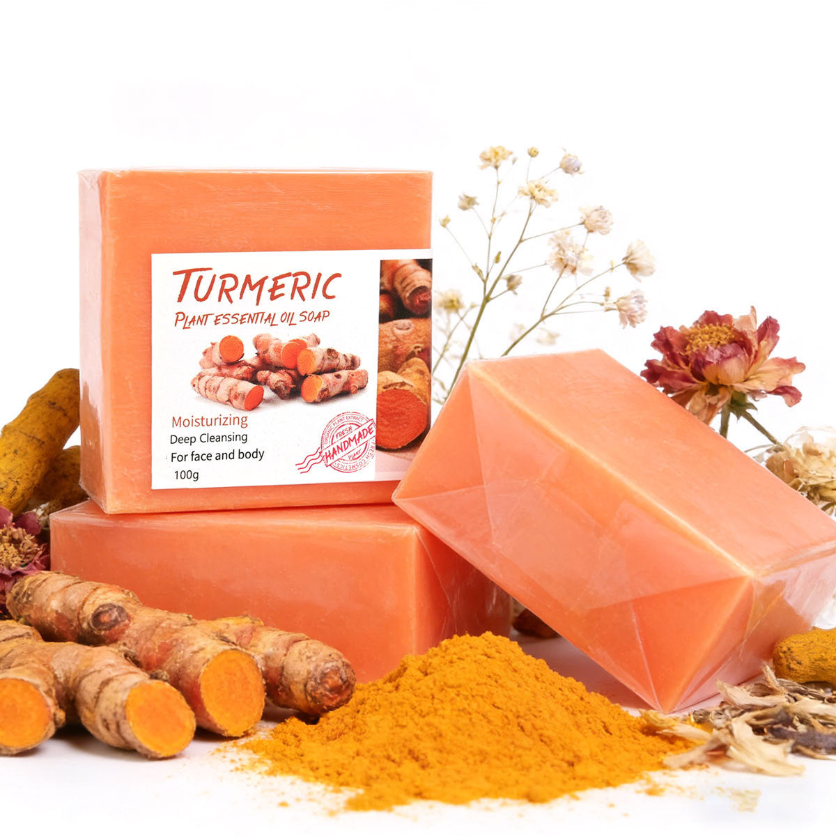 Turmeric Ginger Essential Oil Soap
