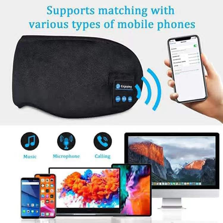 3D Stereo Sleep Mask with Bluetooth Headphones