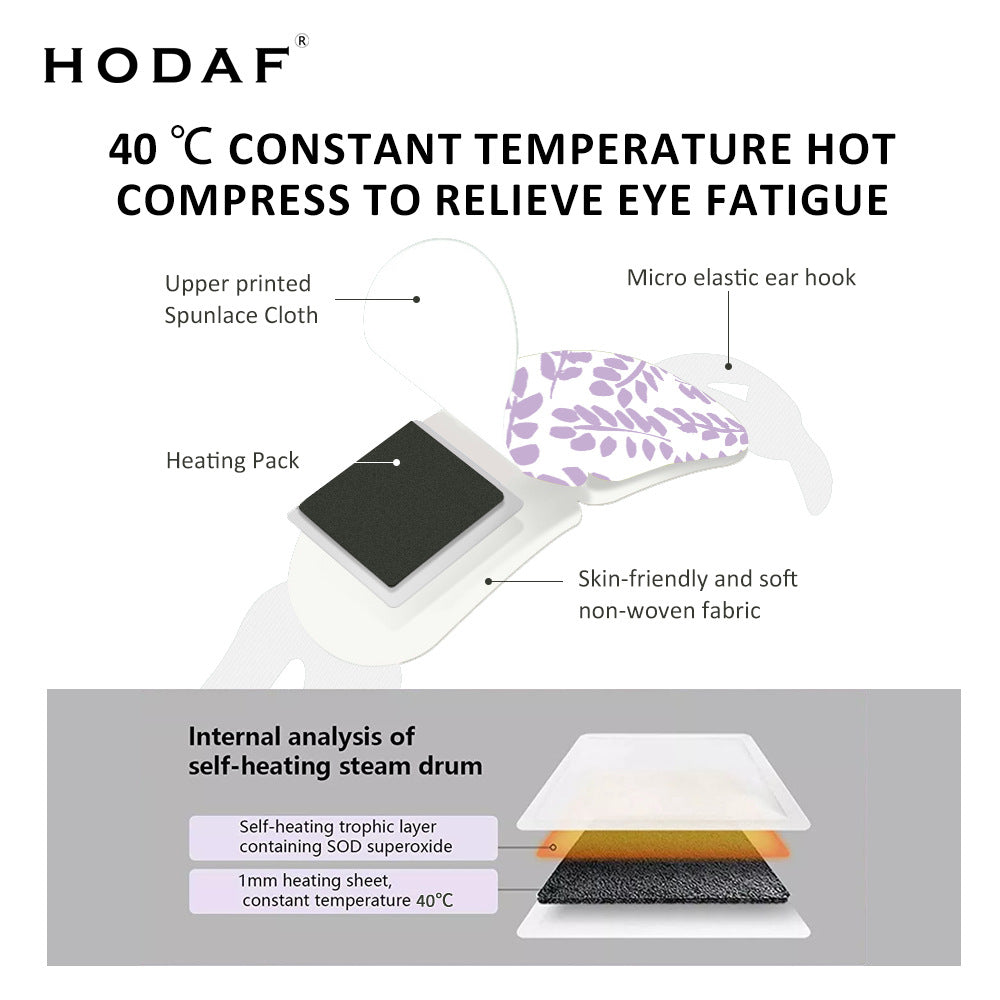 12-Pack Self-Heating Steam Eye Masks — Warm Relaxation Ritual for Tired Eyes